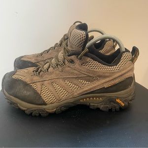 Merrell Mesa Ventilator  Mid Trail Hiking Boots Walnut Brown Womens  Size 9.5
